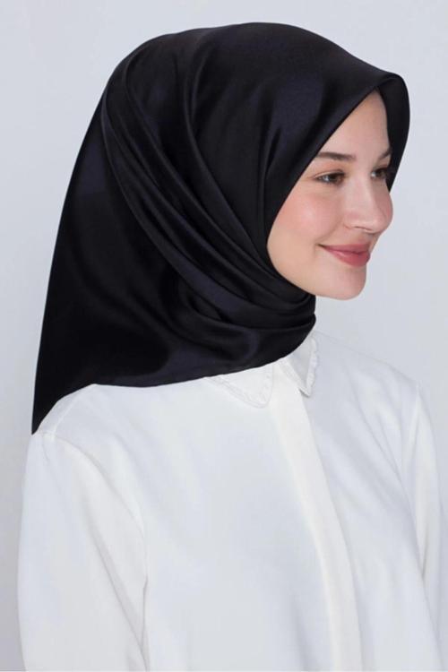 Düz Boyalı Ipek Eşarp 0010 01 Twill