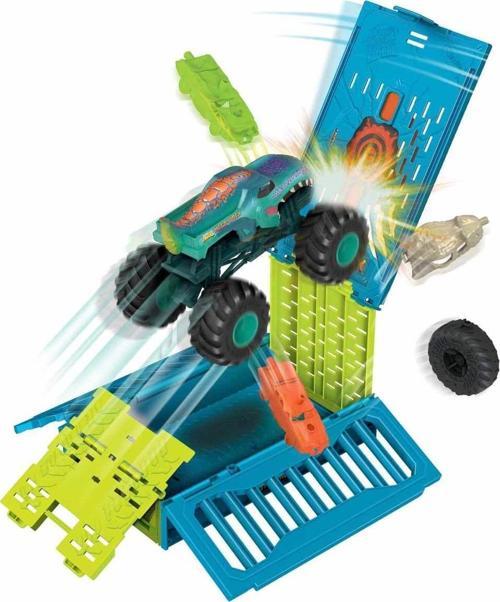 Monster Trucks 1:24 Mega Wrex'in Çarpışma Kafesi HNC29