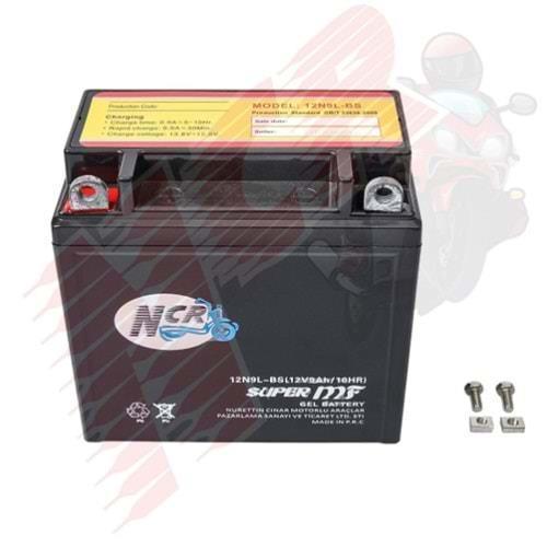 Akü 12N9L-Bs 12V 9 Ah Motosiklet Ncr