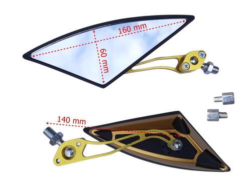 Ayna Üçgen Modifiye Gold 8-10 Mm