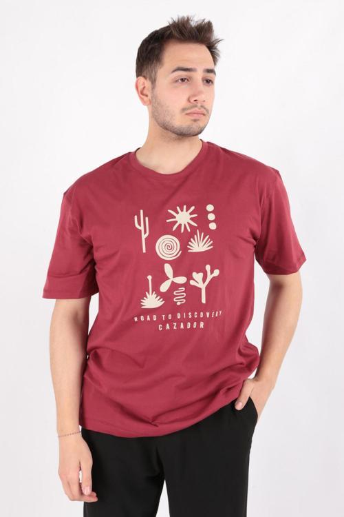 4213 Erkek Bisiklet Yaka T-Shirt