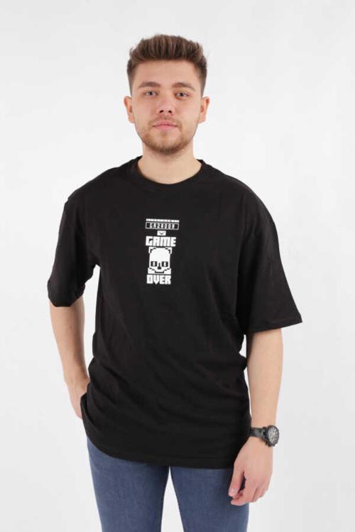 4117 Bisiklet Yaka T-Shirt