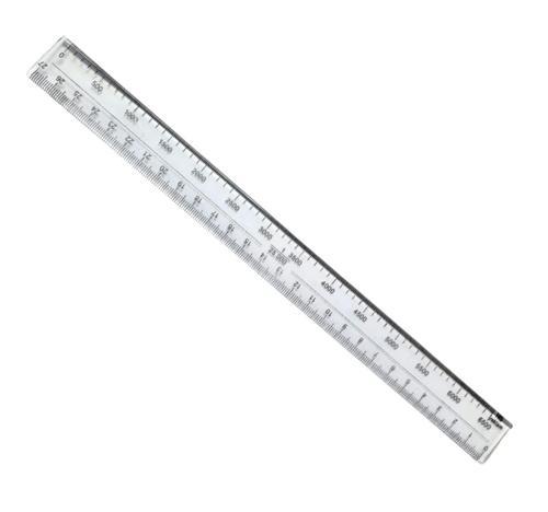 27 cm düz Harita Cetveli 1/25000 ölçekli  -Askeri Cetvel