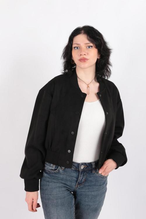 90680 Kadın Süet Mont