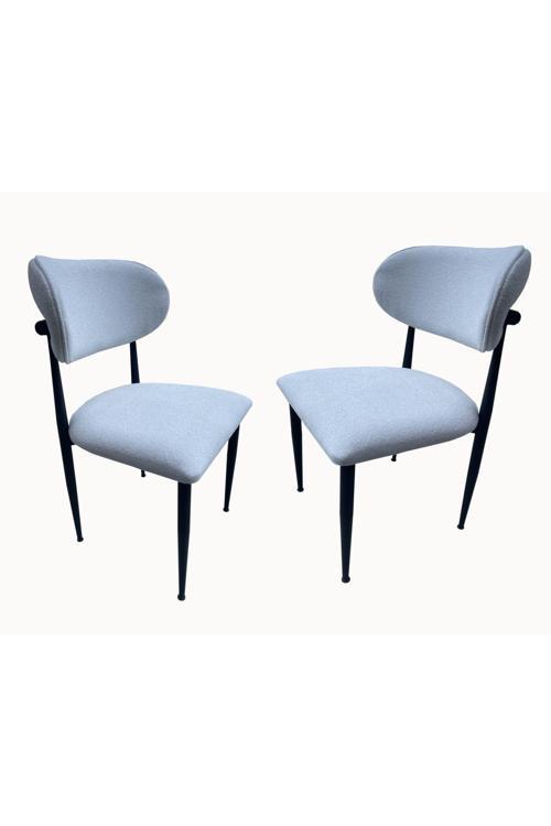 2 Adet Polo 1.2 Mm Saç Kalınlığında Metal Ortapedik Mutfak&Cafe&Salon Teddy Sandalye