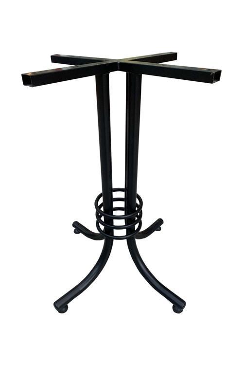 Japon(Buket) Yuvarlak&Kare Siyah Boyalı Metal Masa Ayağı