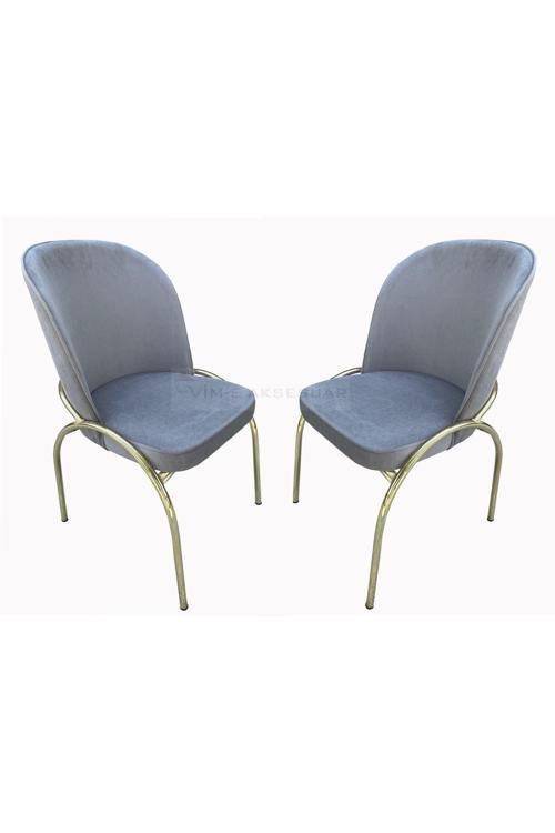 Lotus Metal Gold Kaplamalı Mutfak&Cafe&Salon Sandalye