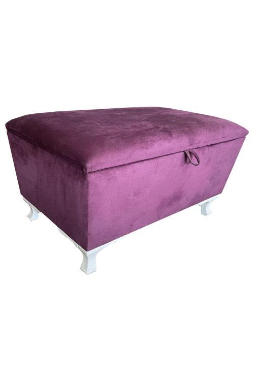 Sandıklı  Ayakucu Pufu-120Cm-Kadife Kumaş-