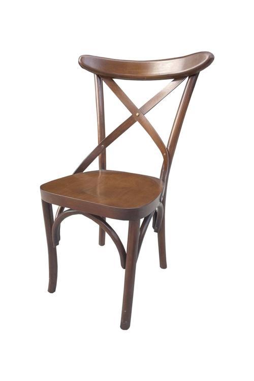 Thonet (İskandinav) Tamamı Gürgen Ağaç Sandalye Ceviz Renkte