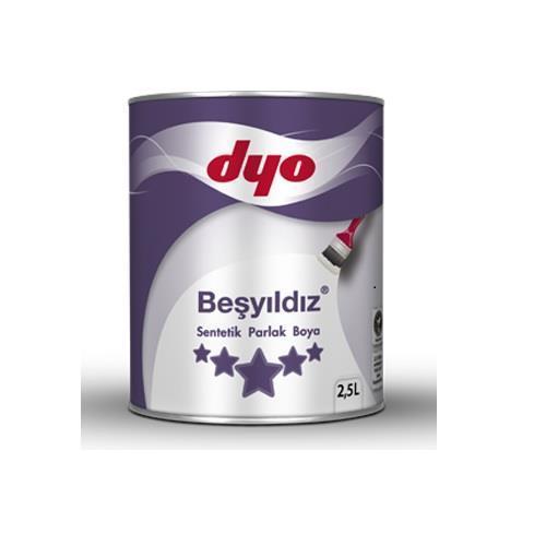 Beşyıldız Sentetik Parlak Ahşap Ve Metal Boyası 2.5 Lt Beyaz