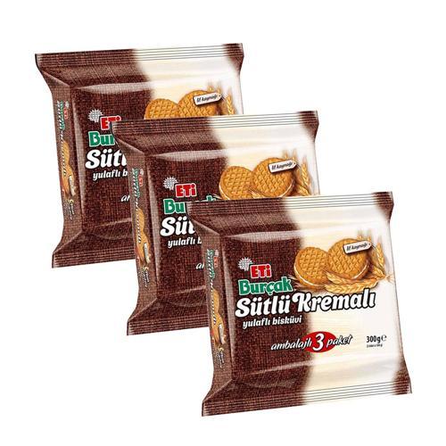 Burçak Sütlü Kremalı 300 gr (3x100 gr) x 3 Adet