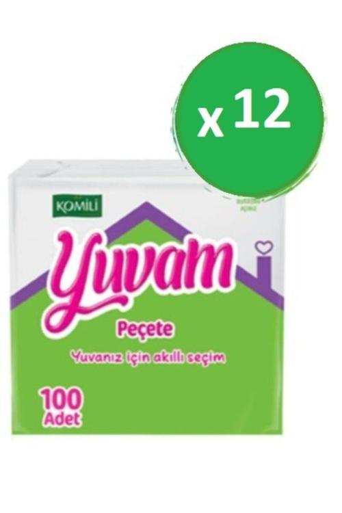 Yuvam Peçete 100'lü x 12 Adet