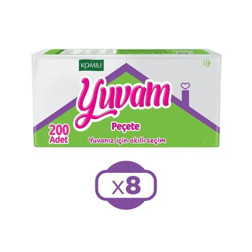 Yuvam Peçete 200 lü x 8 Adet