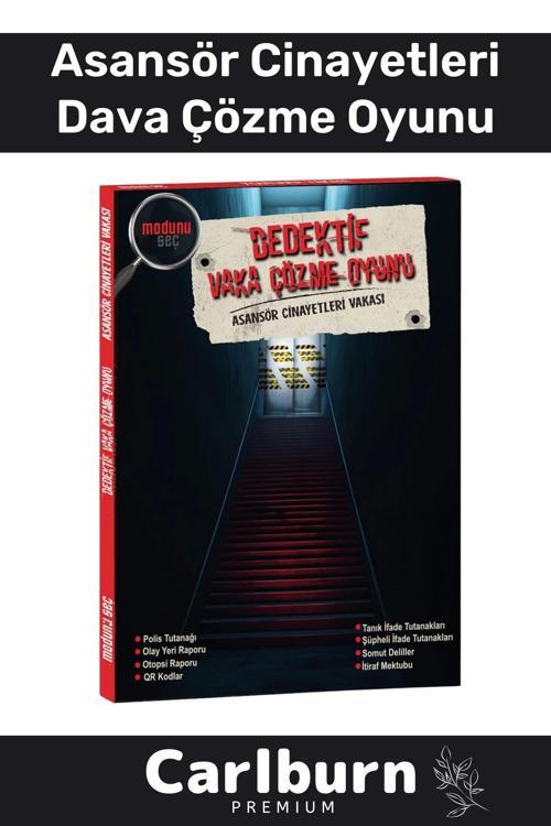 Özel Üretim Dedektif Kanlı Para Cinayet Katil Kim Dava Vaka Çözme Asansör Cinayetleri Oyunu