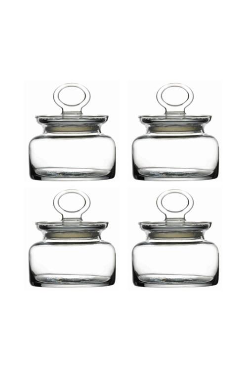 98863 kitchen cam kapaklı kavanoz 4 lü set 614cc