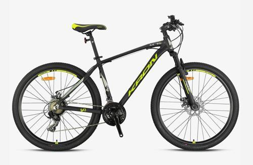 XC 75 27.5" Jant Mekanik Disk 21 Vites Dağ Bisikleti 18 Kadro Siyah Sarı