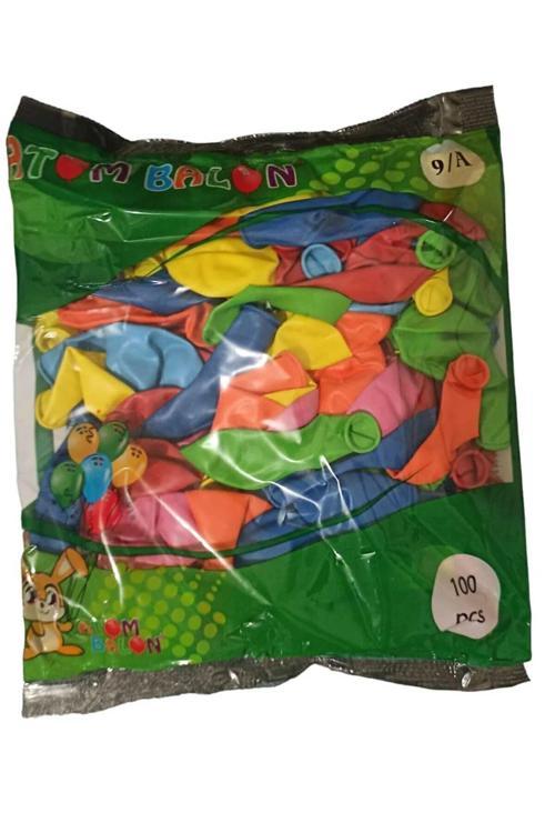 News Normal Balon Karışık Renk 9/A 100'Lü Star Collection 997516