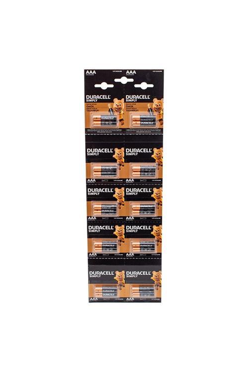 Lr03/Mn2400 1.5 Volt Alkalin Aaa Ince Kalem Pil (20Li Kartela Paket Fiyatı)(2Li Yırtmalı)