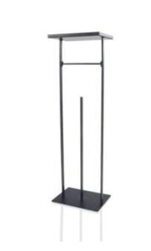 Tepsili Tuvalet Kağıdı Stand - Siyah - 54x15x12 Cm GLV0690