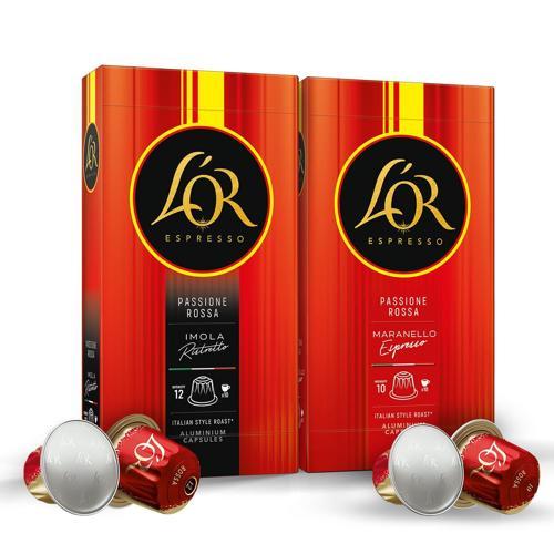 Imola Ristretto + L'or Maranello Espresso Nespresso Uyumlu Alüminyum Kapsül Kahve