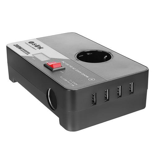 SL-200W-12 200W DC12V-AC230 Çakmaktan Power Inverter