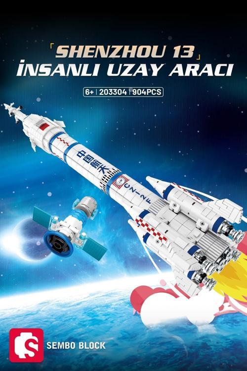 Long March 2F Uzay Aracı 904 Parça yapı blokları (203304)