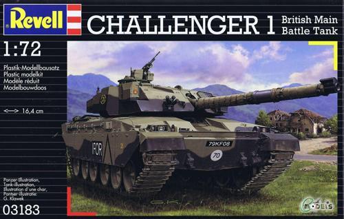 1/72 British Main Battle Tank CHALLENGER 1 Tank Model Yapım Kiti