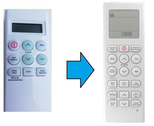 Demirdöküm KİON  5401460399 İnverter Klima Kumandası