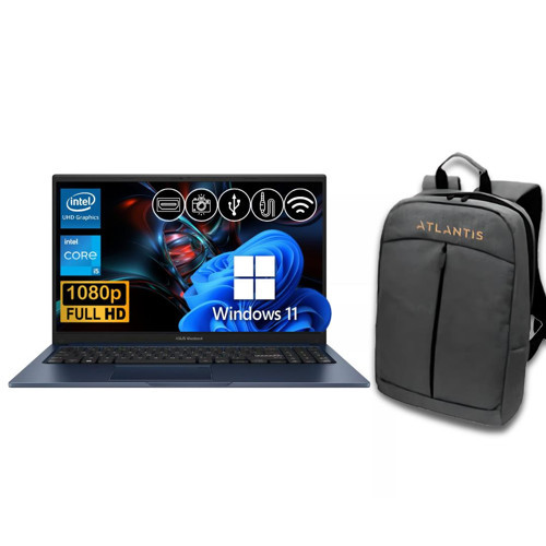 Vivobook 15 i5-1334U 8GB 128 GB M.2 SSD X1504VA-NJ2405 ATL80 15.6" W11Pro Notebook +Çanta