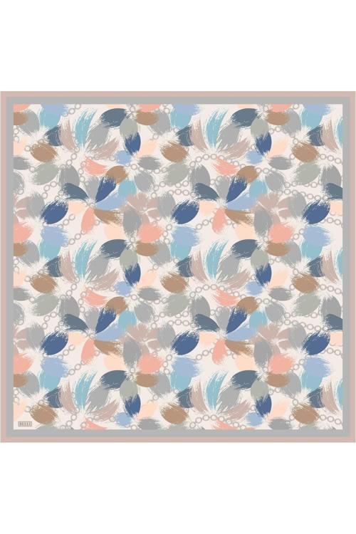 Twill Ipek Eşarp - 4038-82 Bej Gri