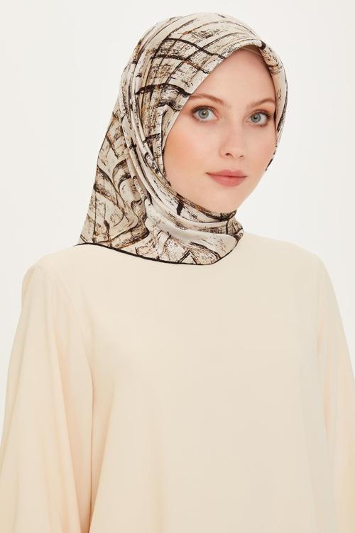 İpek Eşarp 2025 Kış - 9258-01 Twill