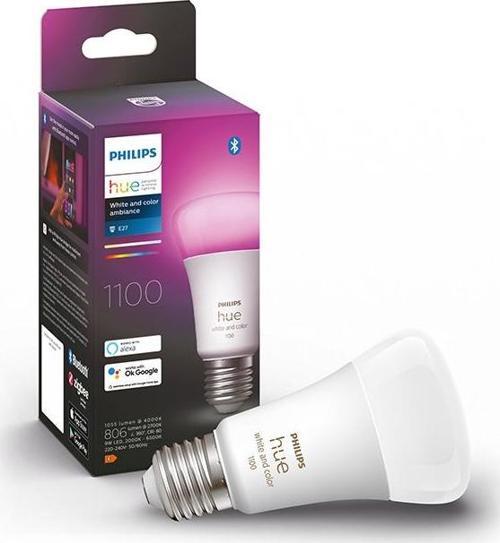 Hue 75W Renkli Akıllı Ampul E27 Bluetooth Özellikli