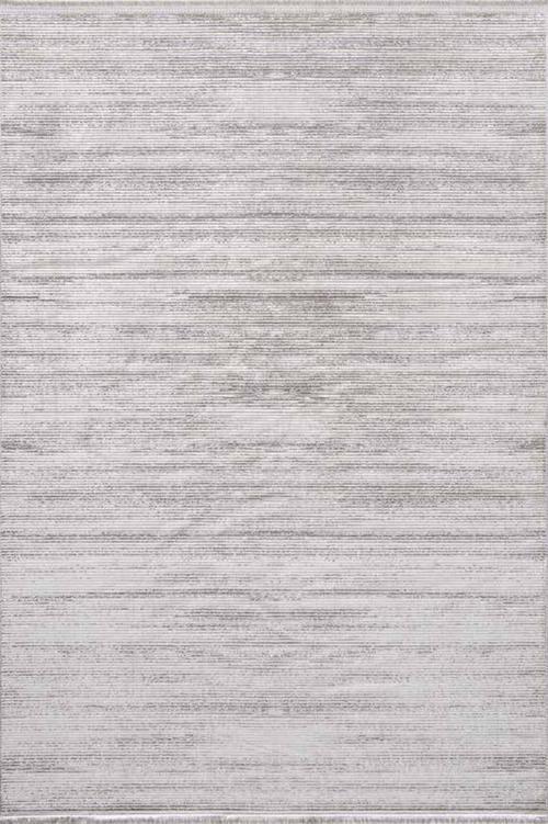 Sateen Koleksiyonu Dekoratif Saçaklı Halı 6414 Gri