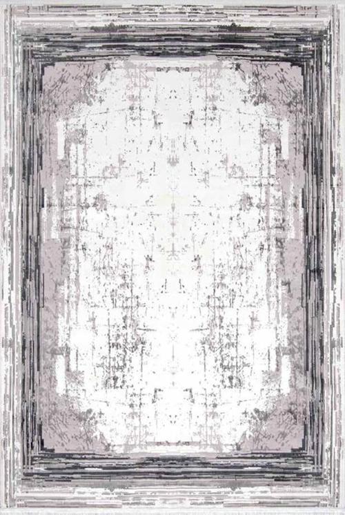 Sateen Koleksiyonu Dekoratif Saçaklı Halı 6401 Gri