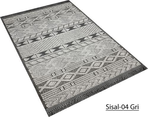 Decoser Sisal Koleksiyonu Dokuma Halı DH04 Gri