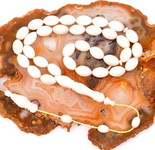 Arpa Kesim Narçıl Ağacı Tesbih (7*11 mm)