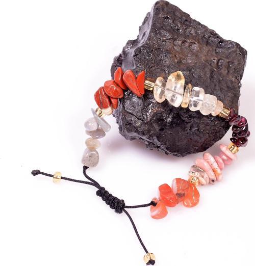 Aslan Burcu Doğal Taş Bileklik - Ayarlamalı