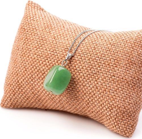 Aventurin Taşı Kolye - Küp Şeklinde