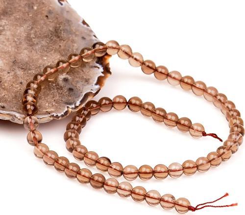 Dumanlı Kuvars Taşı Dizi ( 6 mm )