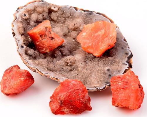 Karnelyan Akik Taşı Ham Kütle - Karneol Akik