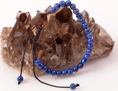 Lapis Lazuli Taşı Ayarlamalı Bileklik - 5 mm