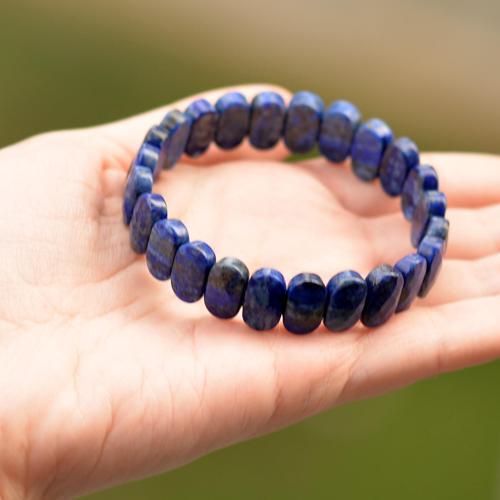 Lapis Lazuli Taşı Elastik Bileklik