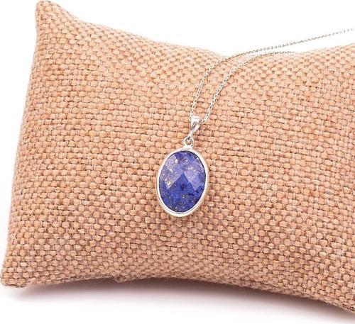 Lapis Lazuli Taşı Gümüş Kolye