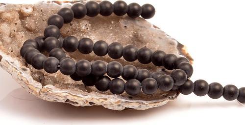 Mat Obsidyen Taşı Dizi (8 mm)