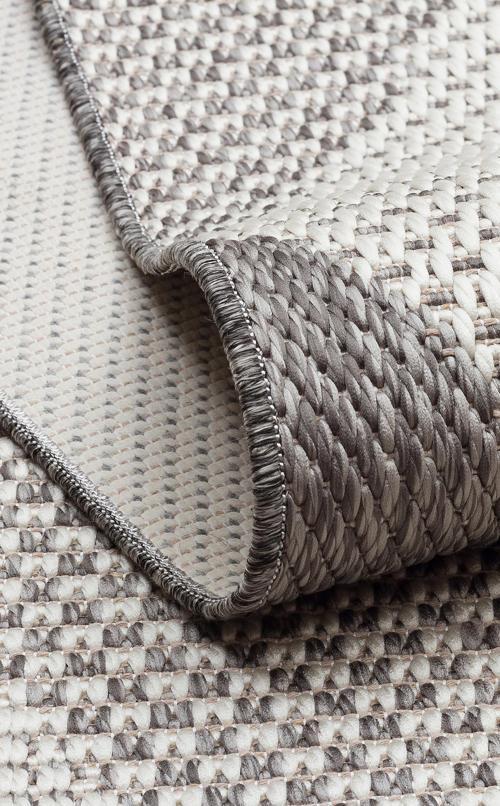 Mono Koleksiyonu Yumuşak Dokulu Kaymaz Tabanlı Şık Kilim MNO 03 Gri