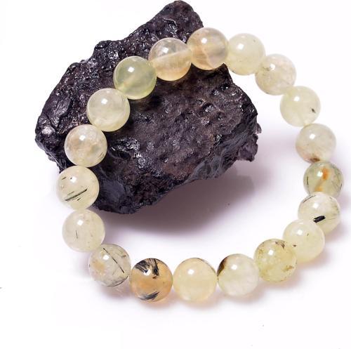 Prehnite Taşı Bileklik - 10 mm