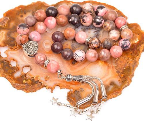 Rodonit Taşı Tesbih (10 mm)