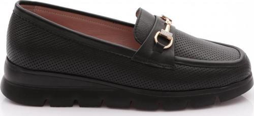 6095-1 Kadin Aksesuarli Loafer Ayakkabi