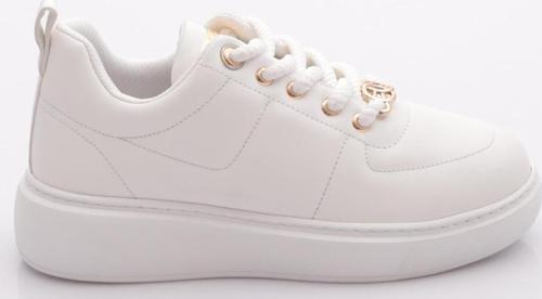B1009 Kadin Aksesuarli Sneakers Ayakkabi