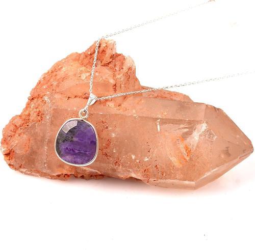 Çeroit Taşı Gümüş Kolye